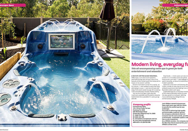 Leisurescape Spas - Poolside Article