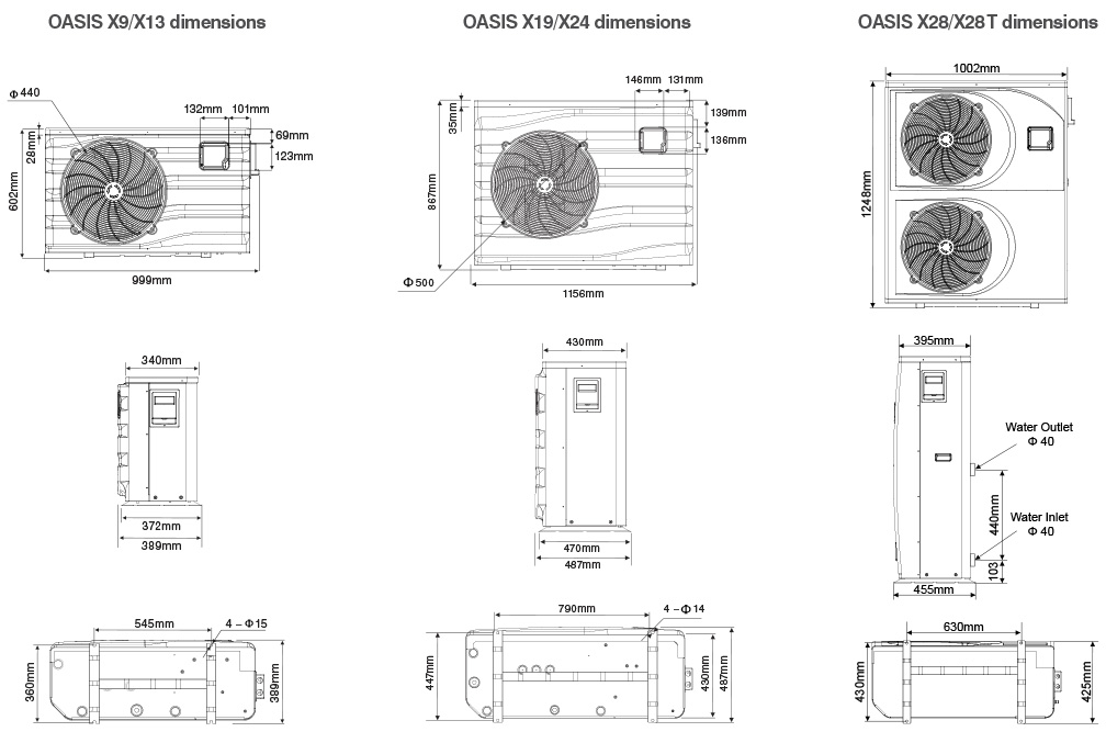 Oasis-heat-pump-x-series