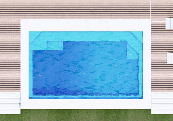 The Retreat pool installed at Geelong home